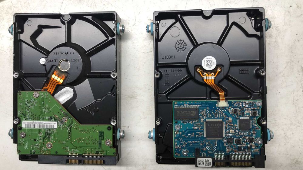 Lote de 5 un de discos de 250Gb