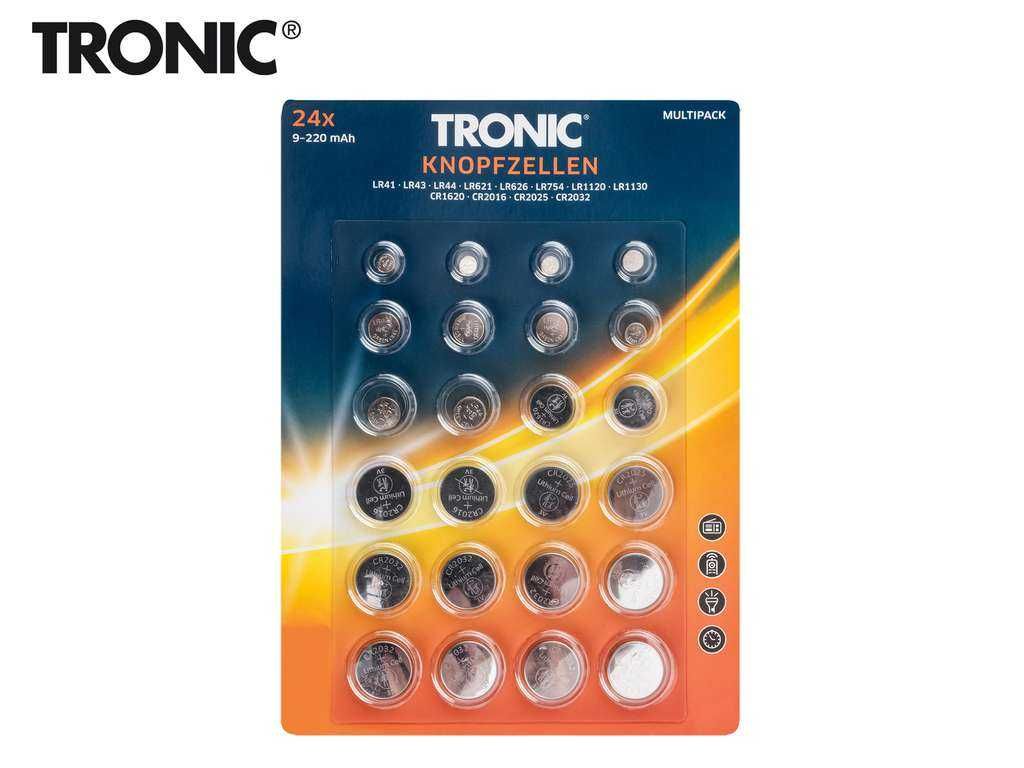 Батарейки TRONIC мультипак (CR2032, LR44, інші)