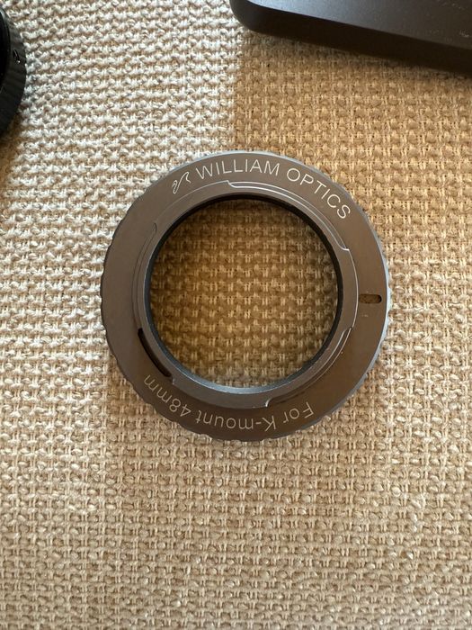 William Optics M48 T-ring para câmaras Pentax K-mount.