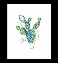Plakat - Mały Kaktus Opuncja