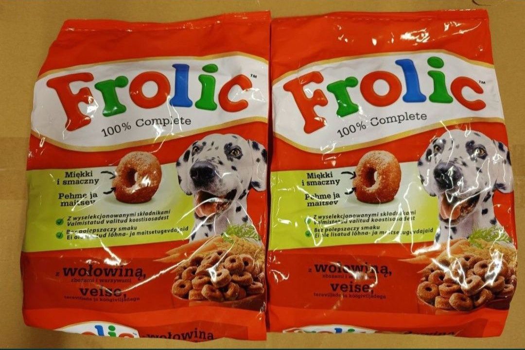 2 opakowania karmy dla psa Frolic 750g Okazja