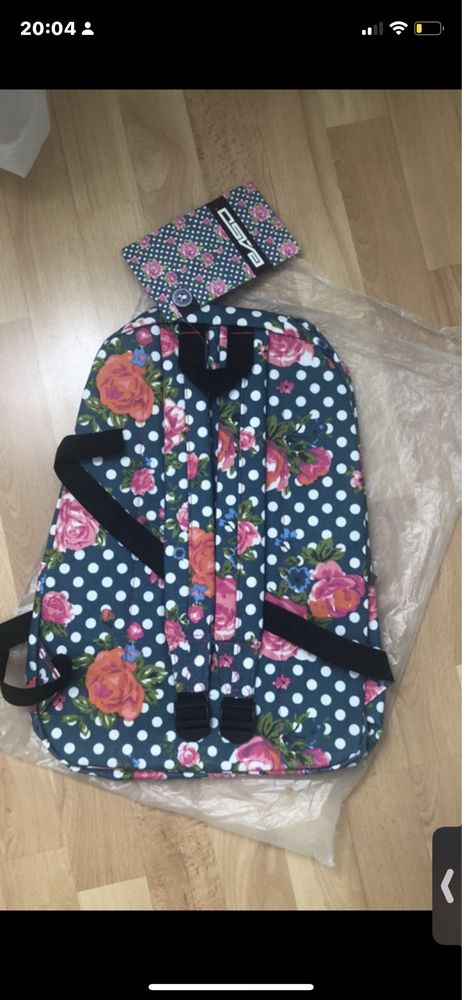 Plecak paso nowy w kwiatki do szkoły dla dziewczynki tornister okazja