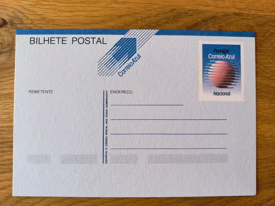 CTT Bilhete Postal Correio Azul