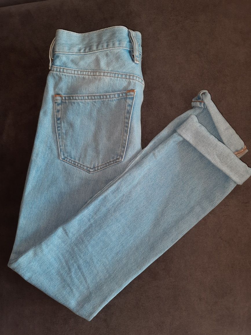 блакитні джинси slim