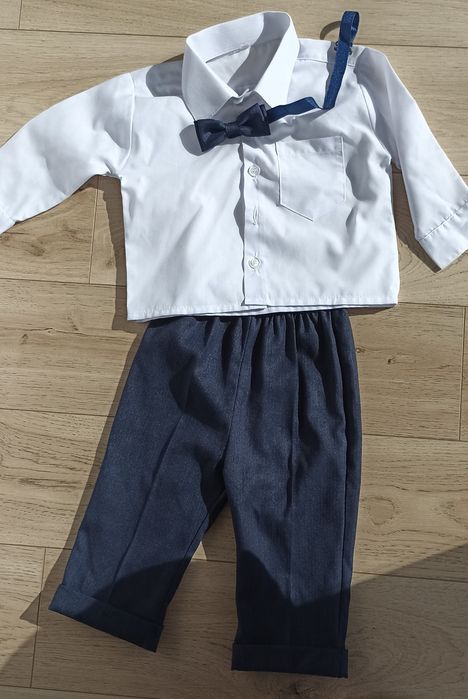 Elegancki zestaw chrzest chłopiec