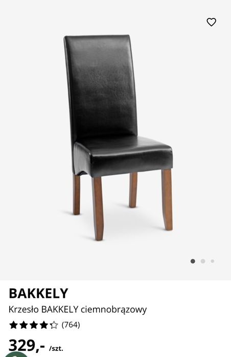 Krzesło Bakkely Jysk