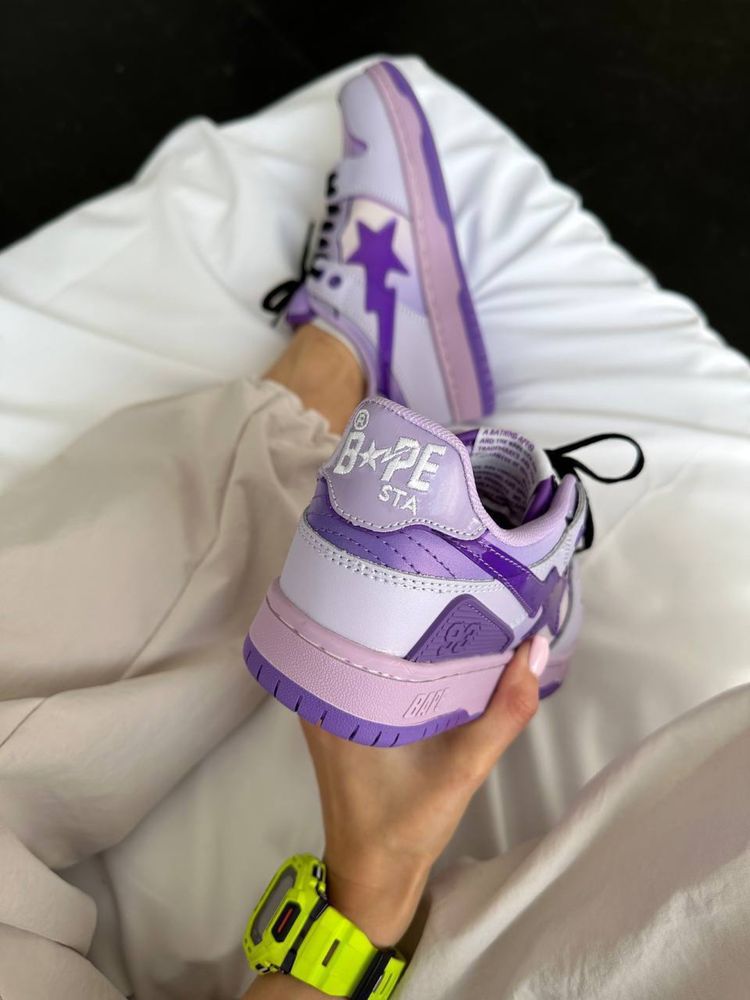 Buty A Bathing Ape Bape STA Sk8 Purple 36-42 damskie trampki