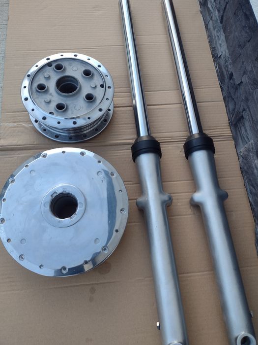 WSK lagi zawieszenie golenie teleskopy amortyzatory koła chrom Nowy