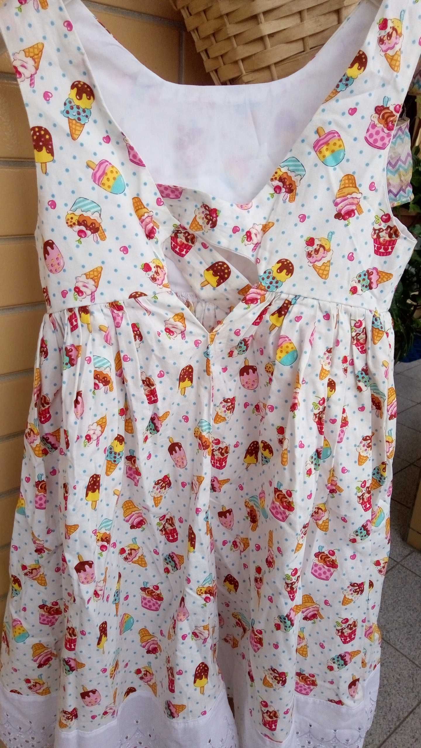 Vestido de menina 6-8 anos