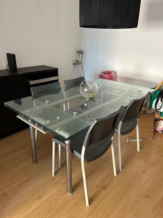 Mesa Barata vidro Italiana