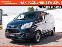 Ford Transit Custom L2H1 Zabudowa Brygadowa 2.2 155KM  Czujniki !! Hak !! Tempomat !! Wyłożenie paki !!