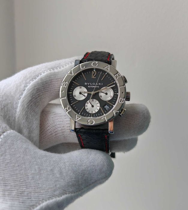 Чоловічий годинник Bvlgari Automatic Chronograph BB38SLCH 38mm 37 jew