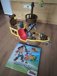 Statek Jake i piraci z Nibylandii Fisher price + książeczka