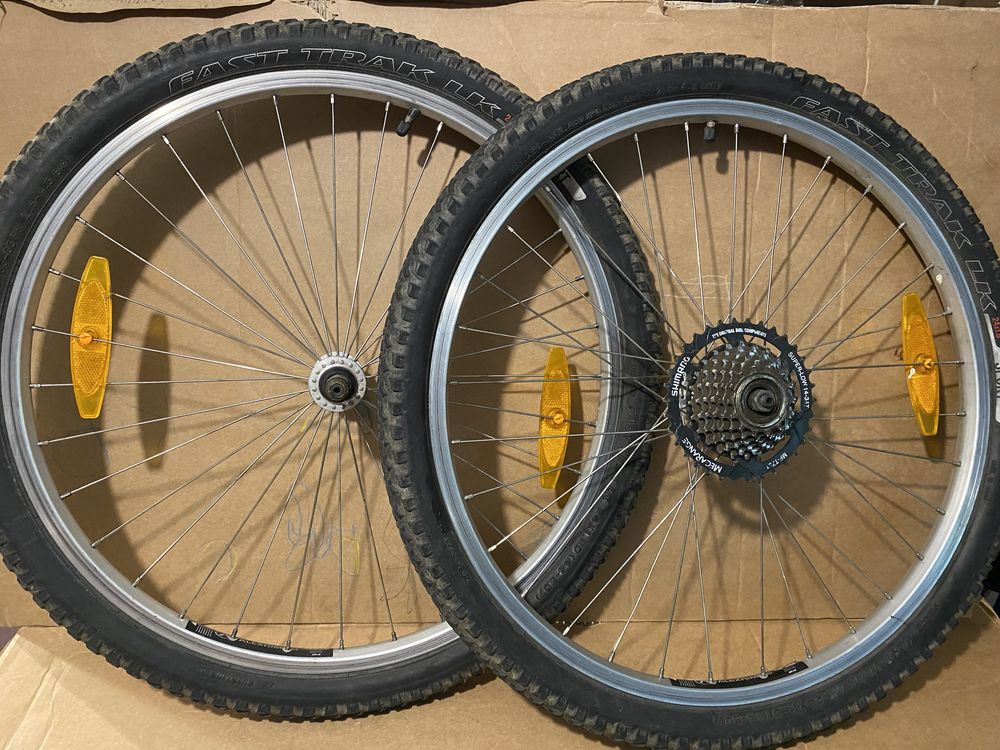 Kola 24 Specialized Alex Rims komplet przod i tyl z kaseta