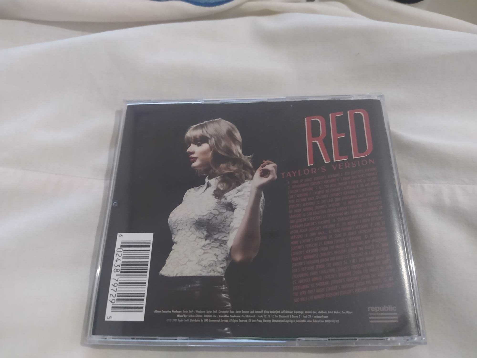 CD RED taylor swift autografado