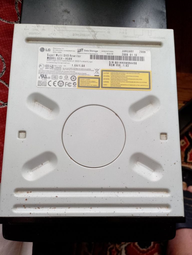 Жёсткий диск SAMSUNG 160gb, DVD привод LG