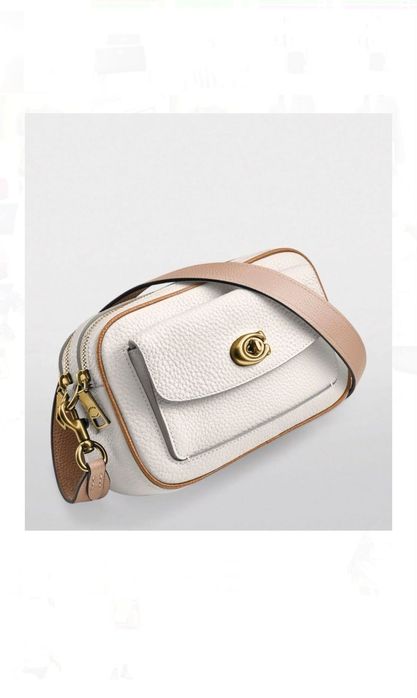 Жіноча шкіряна сумочка COACH Willow Camera оригінал женская сумка кожа