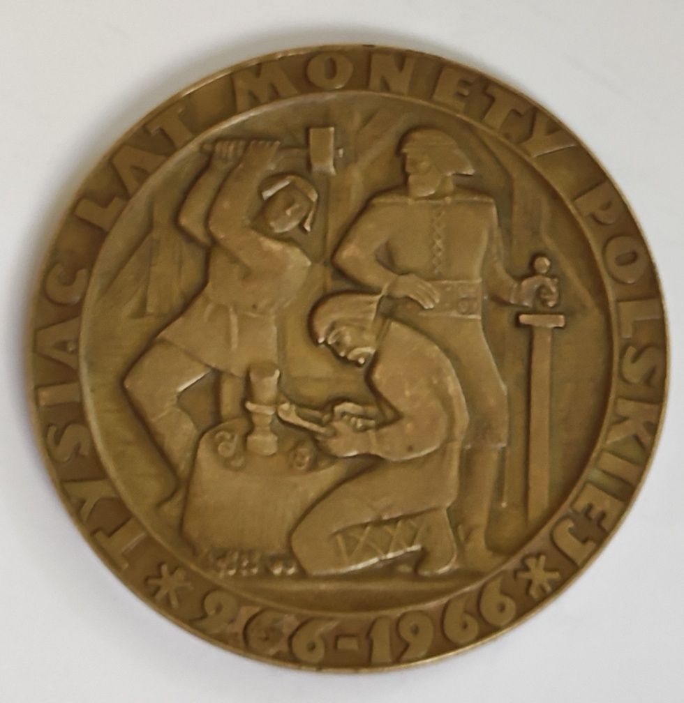 Medal 1.000 lat Monety Polskiej W. Kowalik