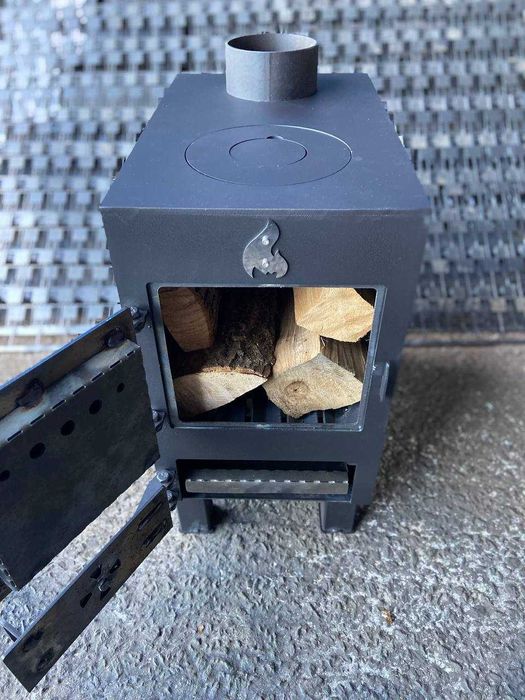 !Розпродаж! Буржуйка - піч на 30 м² посилена 5 мм / печь буржуйка