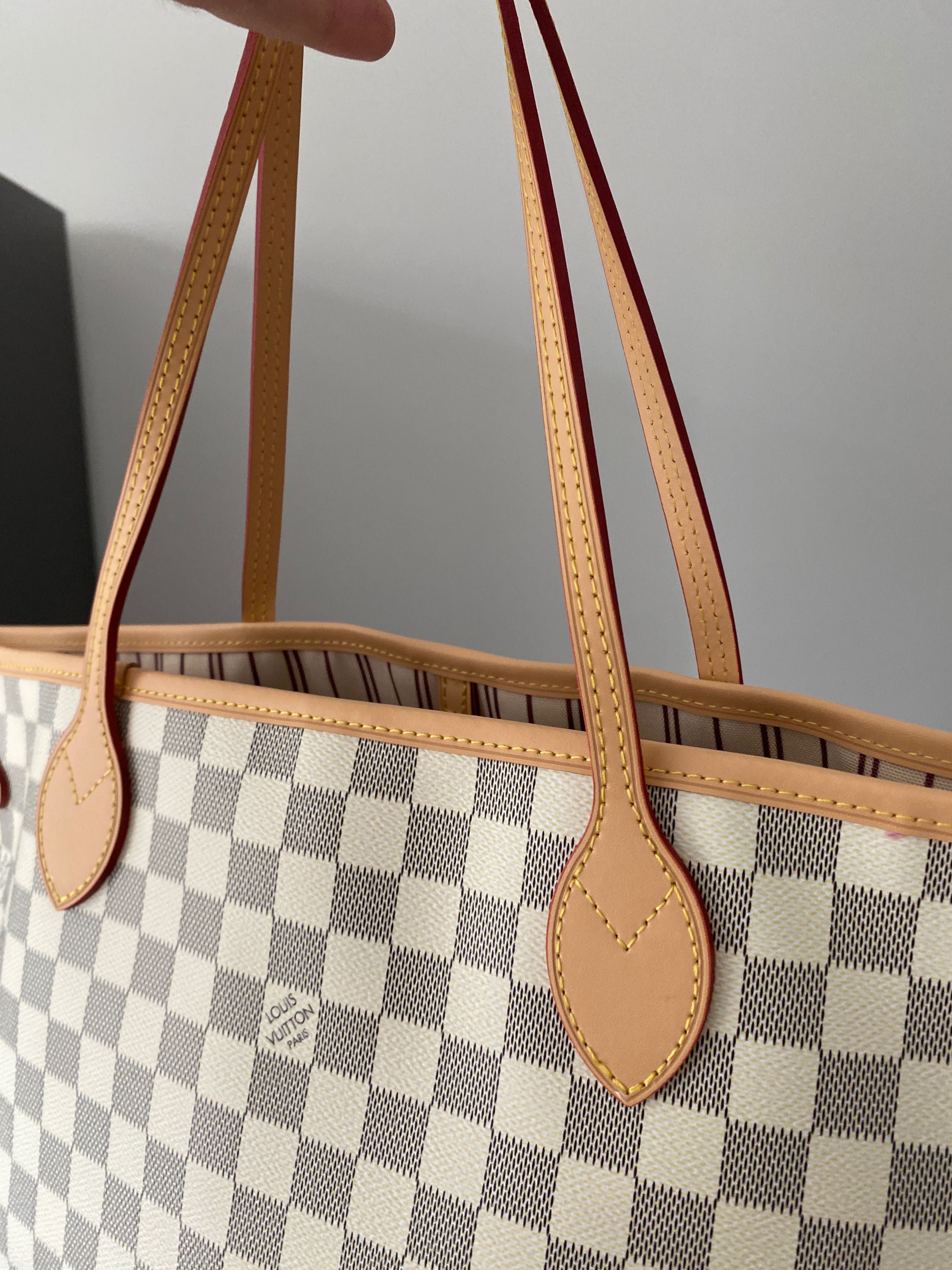 Louis Vuitton Neverfull skóra naturalna