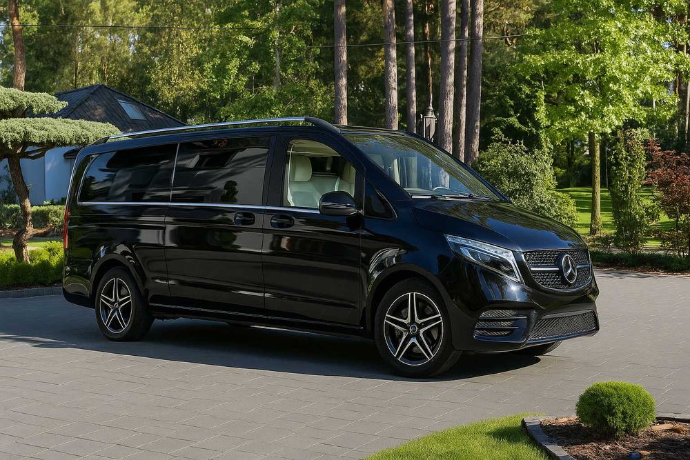 Mercedesa V Klasa EXTRA LONG–VIP Transport z Kierowcą– Auto na ślub