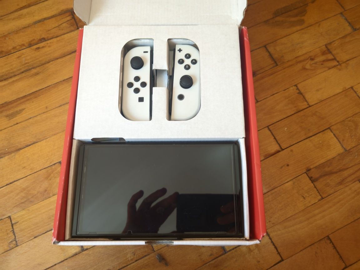 Nintendo Switch OLED, прошита, б\в, повний комплект