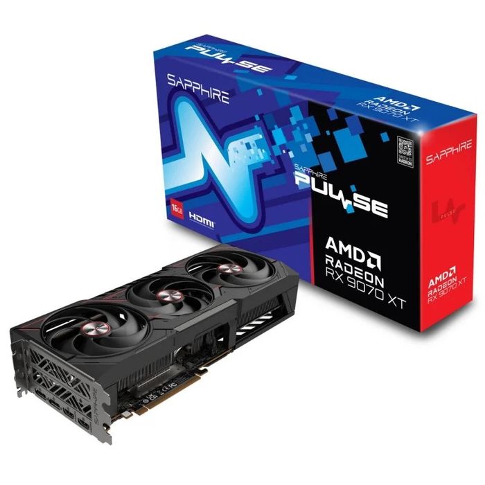 Sapphire PULSE AMD Radeon RX 9070 XT 16GB