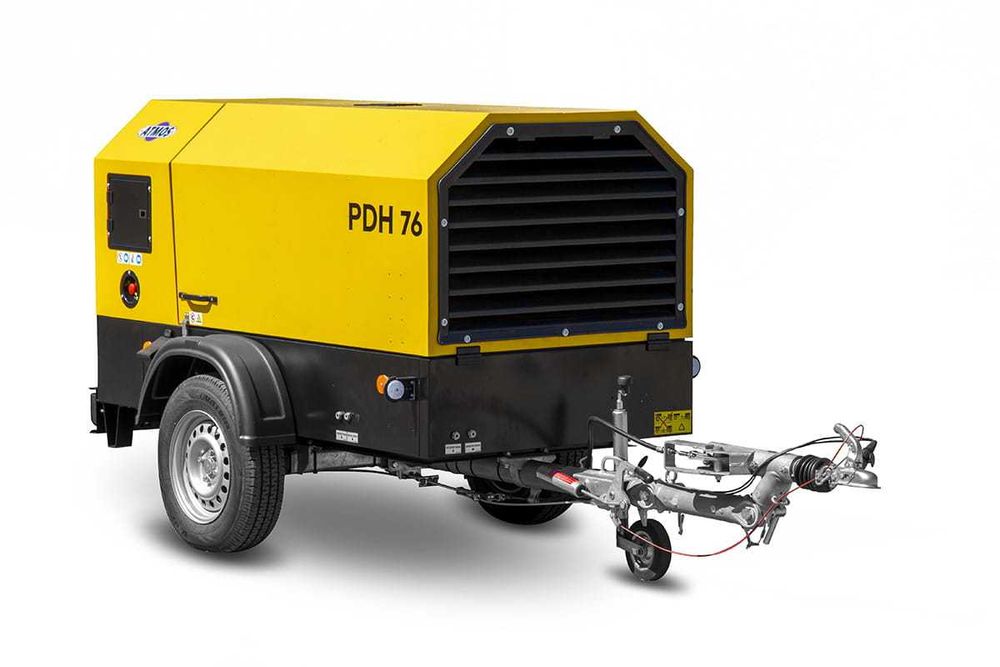 Przewoźny kompresor ATMOS PDH 76 – 7,6 m3/7 bar