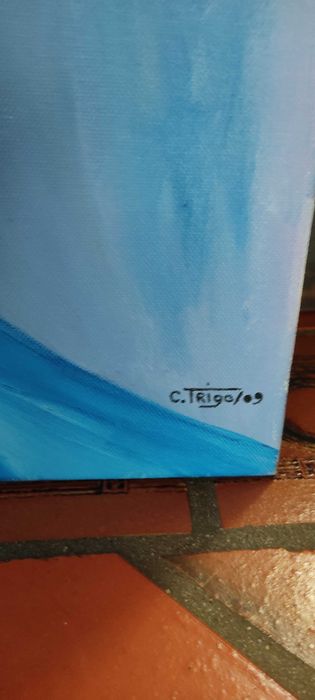 Quadro óleo sobre tela "A princesa"