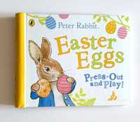 Książka Peter Rabbit Easter eggs Dla dzieci wypychanka