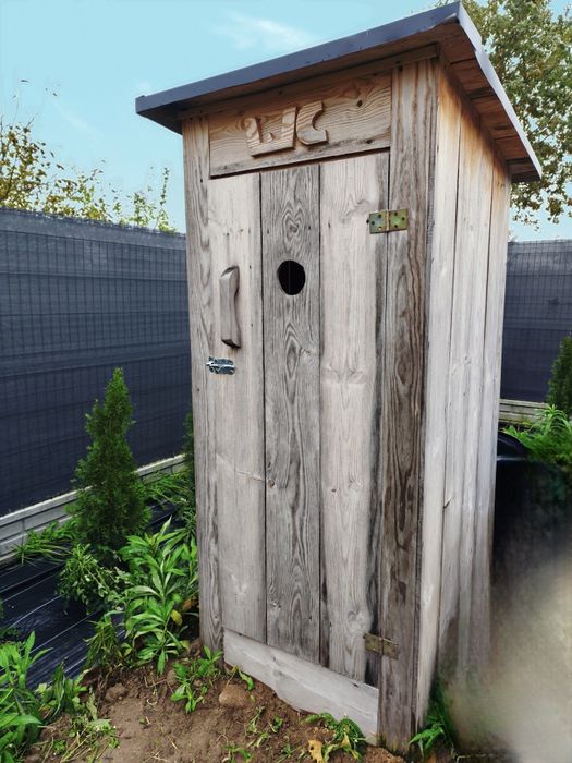 Wychodek WC toaleta na działkę budowę