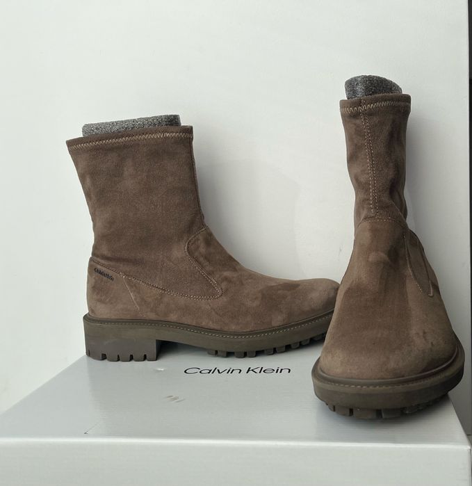 Замшеві черевики Calvin Klein 40p-p
