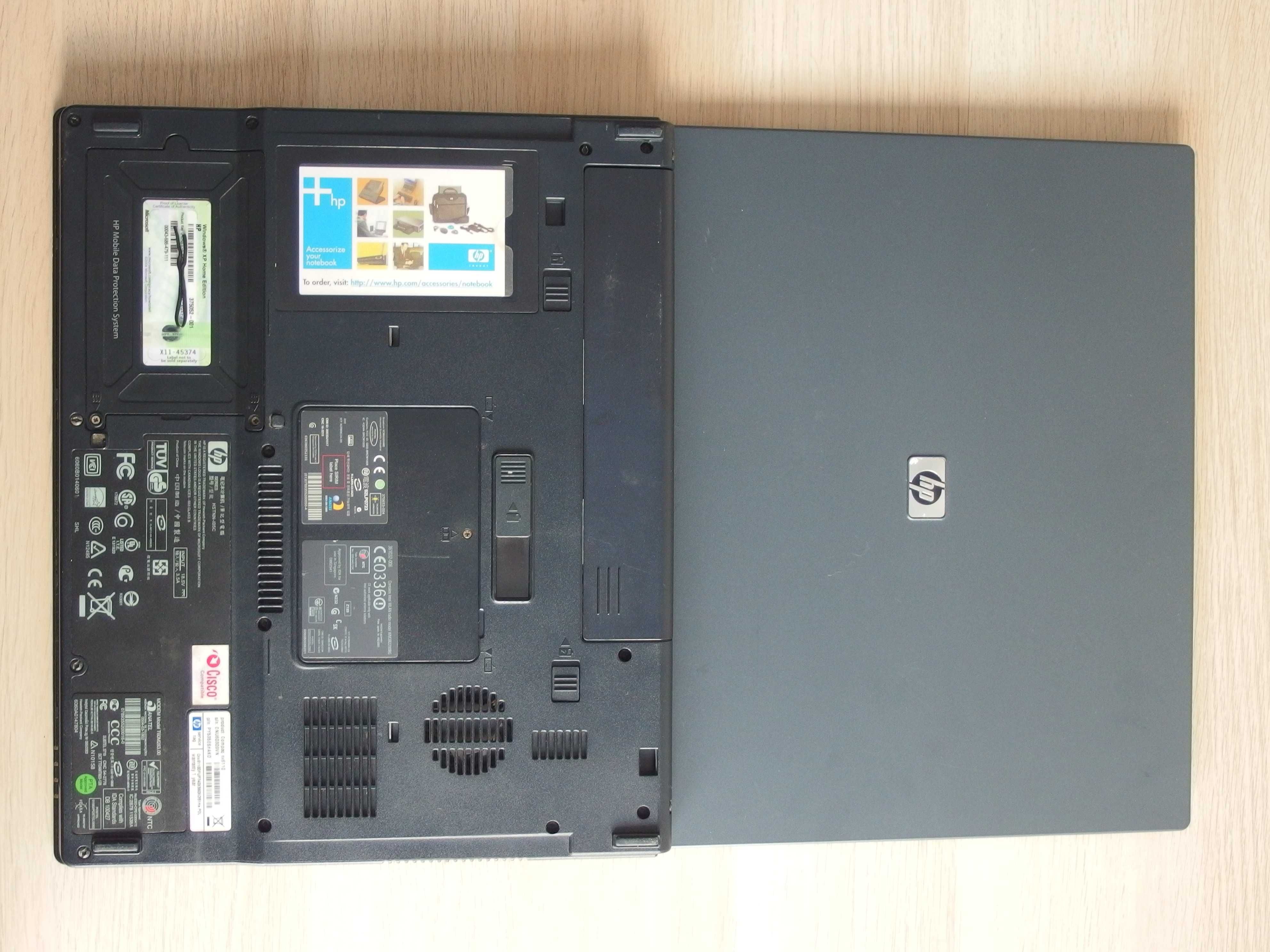 Laptop HP Windows XP win Optimus Pascal retro