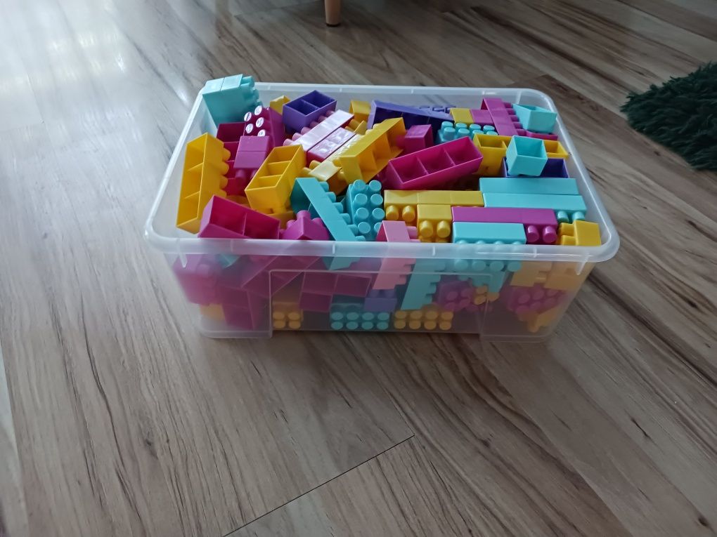 Klocki kolorowe duży format