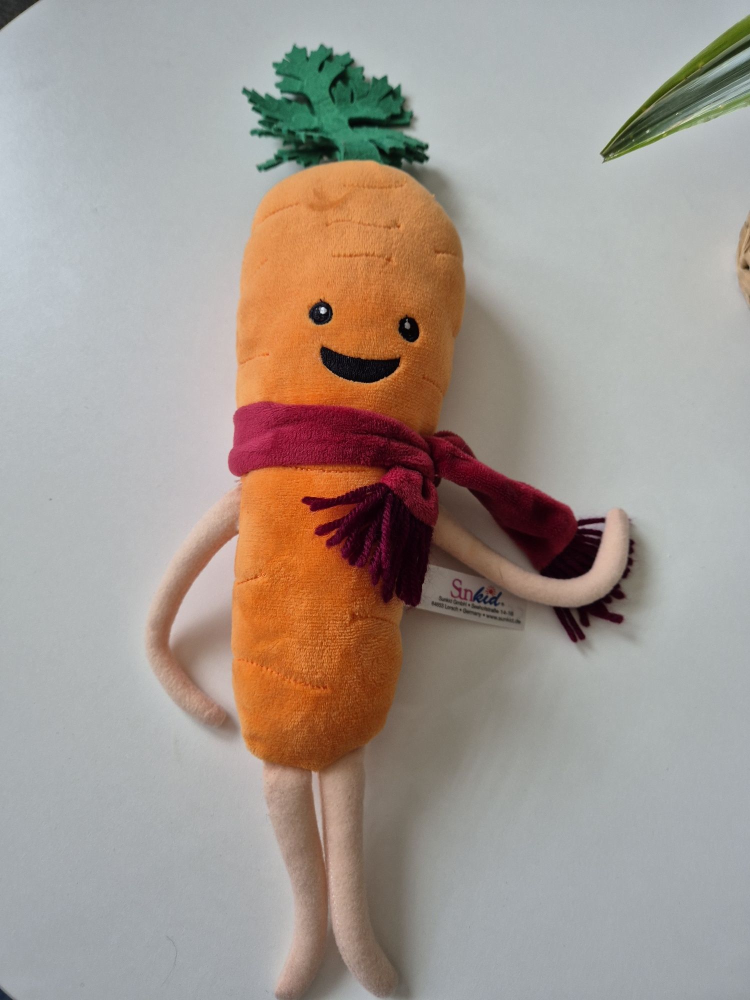 Marchewka marchew pluszak maskotka Sunkid używana
