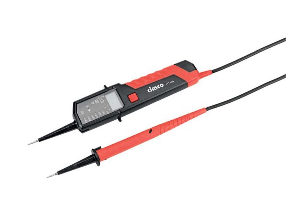 Wskażnik napięcia, tester, cimco 111429 + bezdotykowy próbnik napięcia
