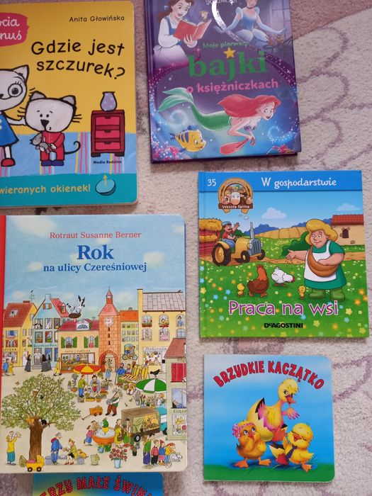 Zestaw 9 książek dla dzieci
