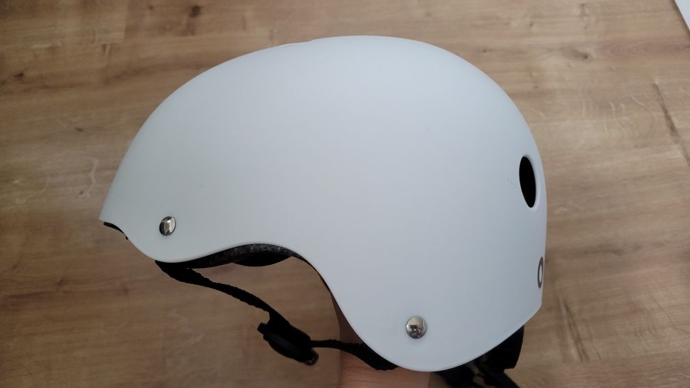 Kask rowerowy dla dzieci Lionelo Helmet, S, 50-56 cm, biały
