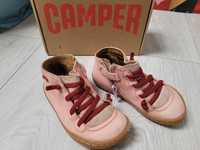 Różowe buty trzewiki Camper dla dziewczynki rozmiar 25 skóra