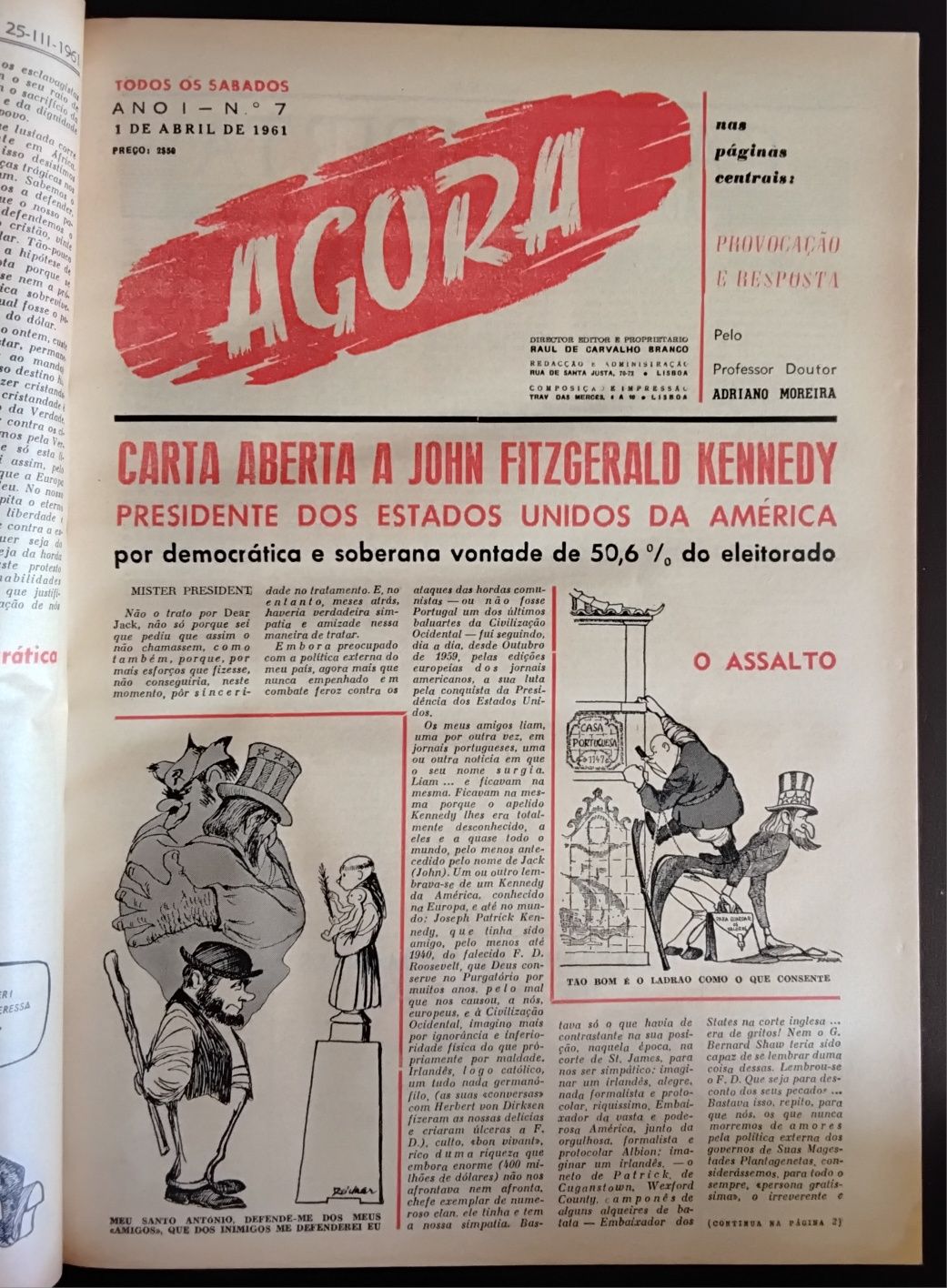 Semanário "Agora" encadernado, 1961 a 1966