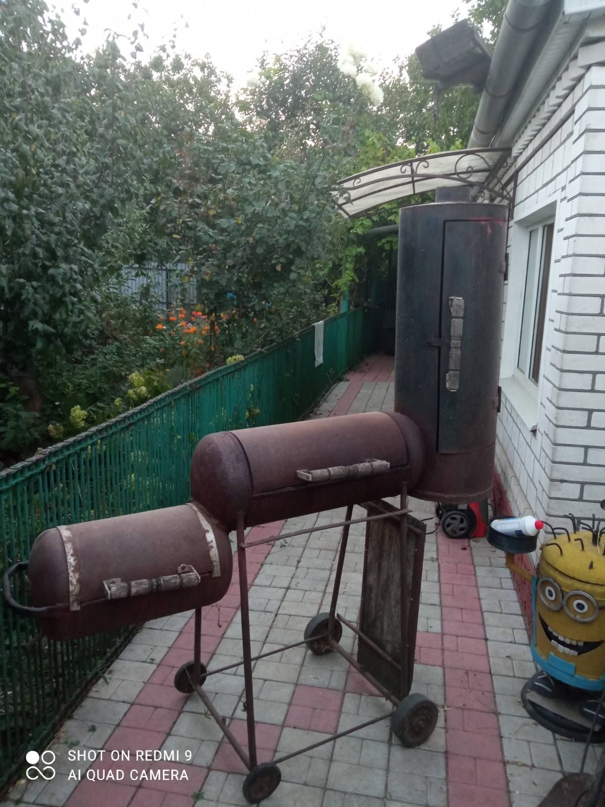 Мангал, барбекю, коптильня. 3 в 1