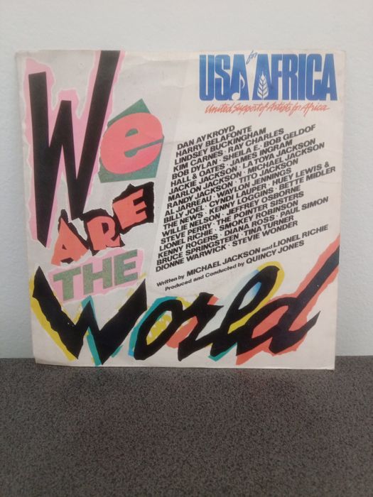 Vinil single USA For Africa