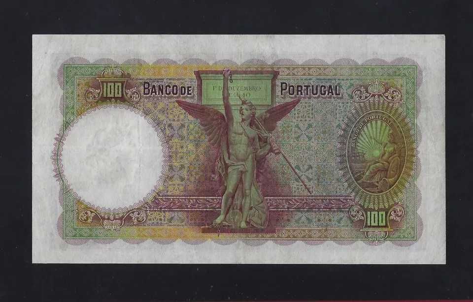 NOTA Portugal 100 Escudos 1941 P-150 VF++