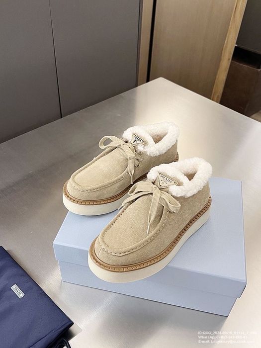 Prada ботинки лофери сапоги сапожки боти лофери з хутром зимние угги