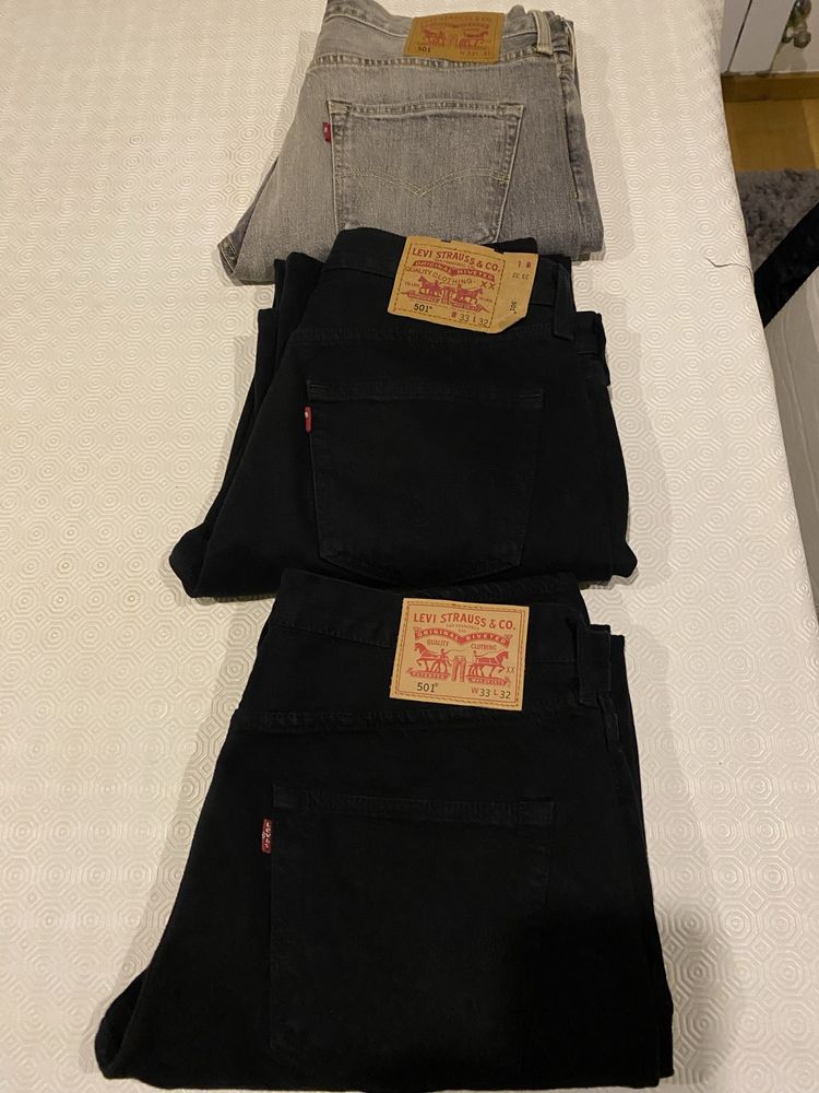 Calças levis 501
