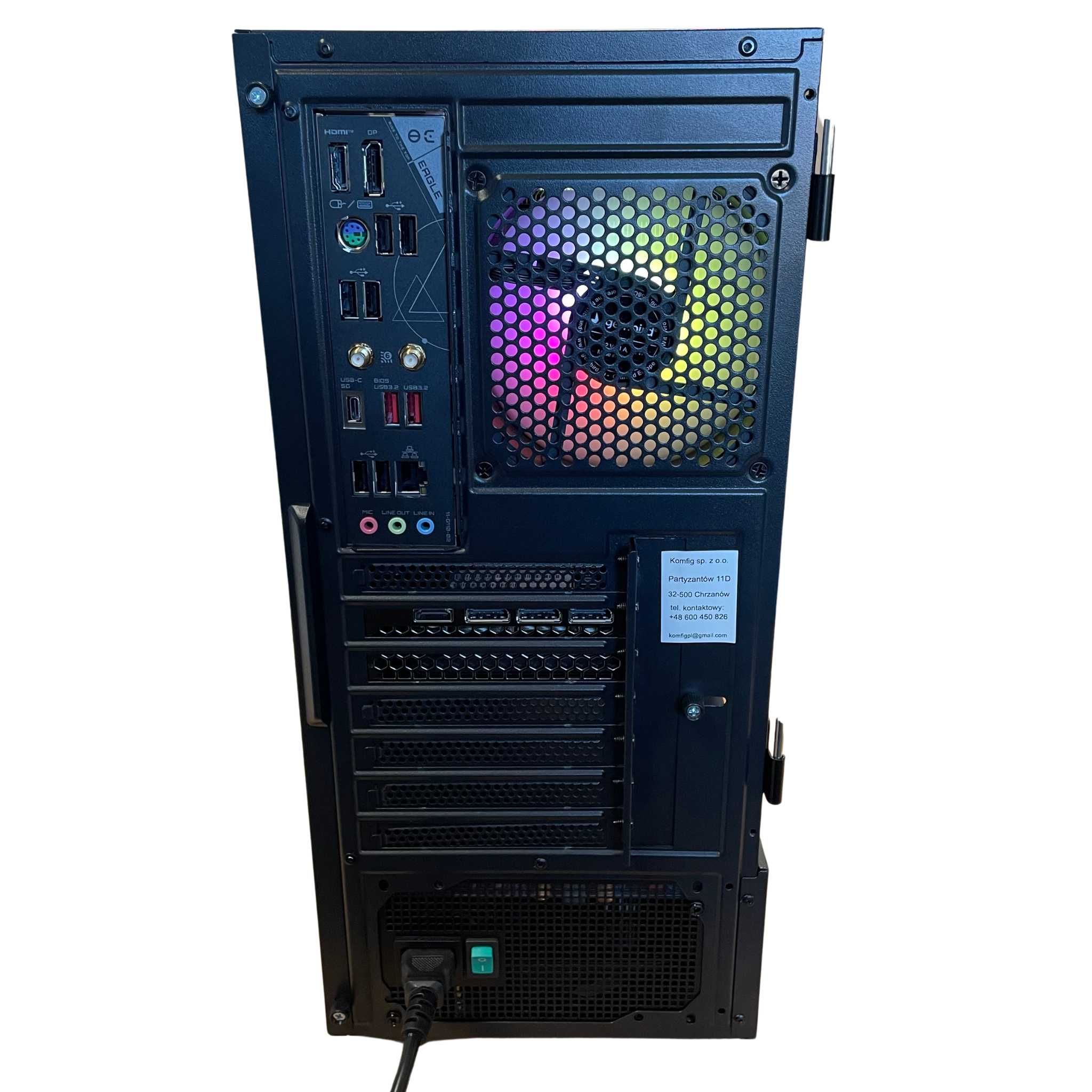 Komputer Gamingowy Ryzen 7 7800X3D RTX 5070 32GB DDR5 2TB M2