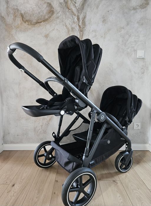 Wózek Cybex Gazelle S, podwójny/rok po roku, gondola + 2 siedziska