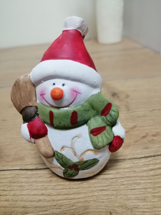 Figurki świąteczne ceramiczne nowe