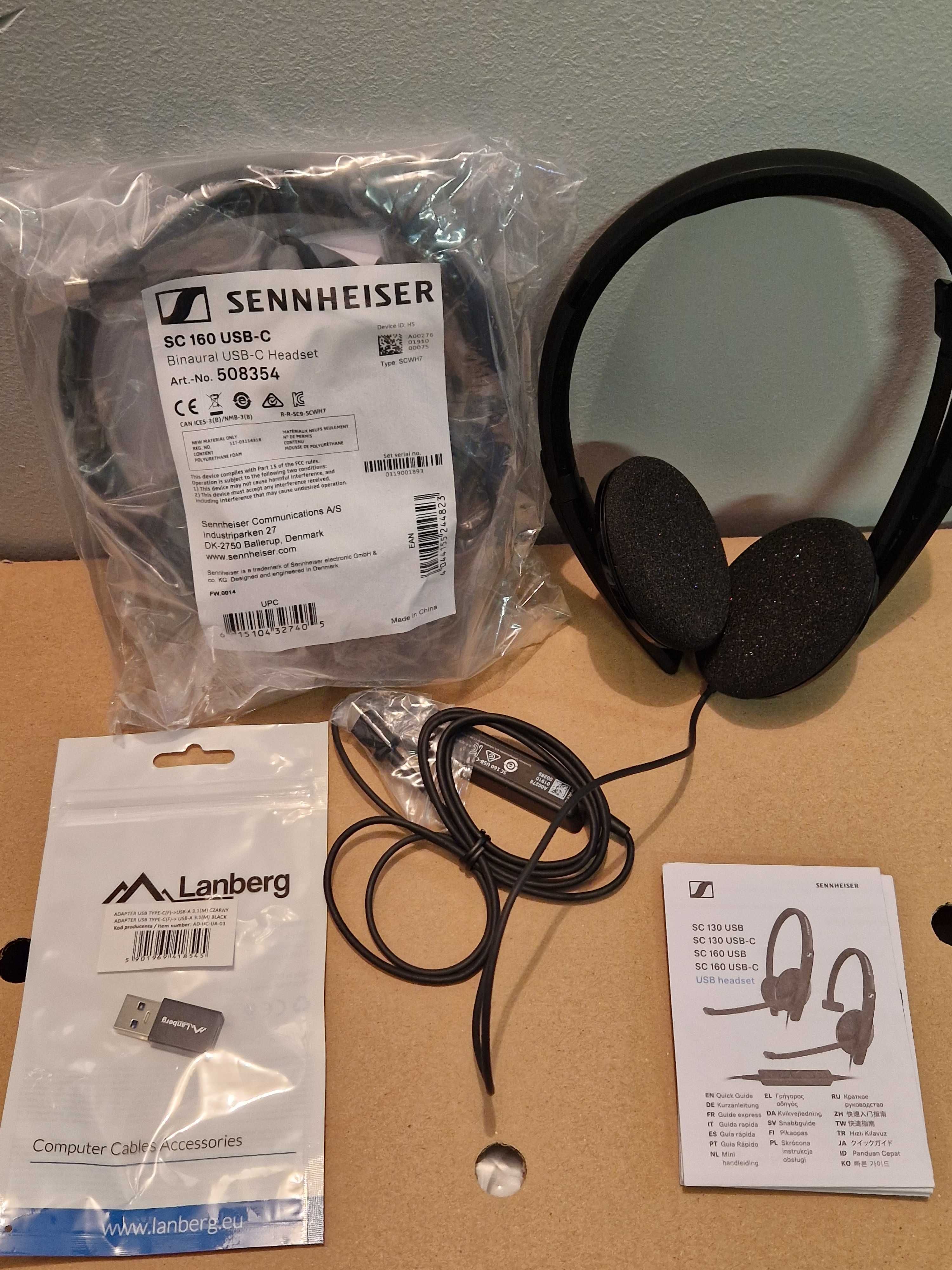 Zestaw kamera internetowa HAMA+ Słuchawki Sennheiser.
