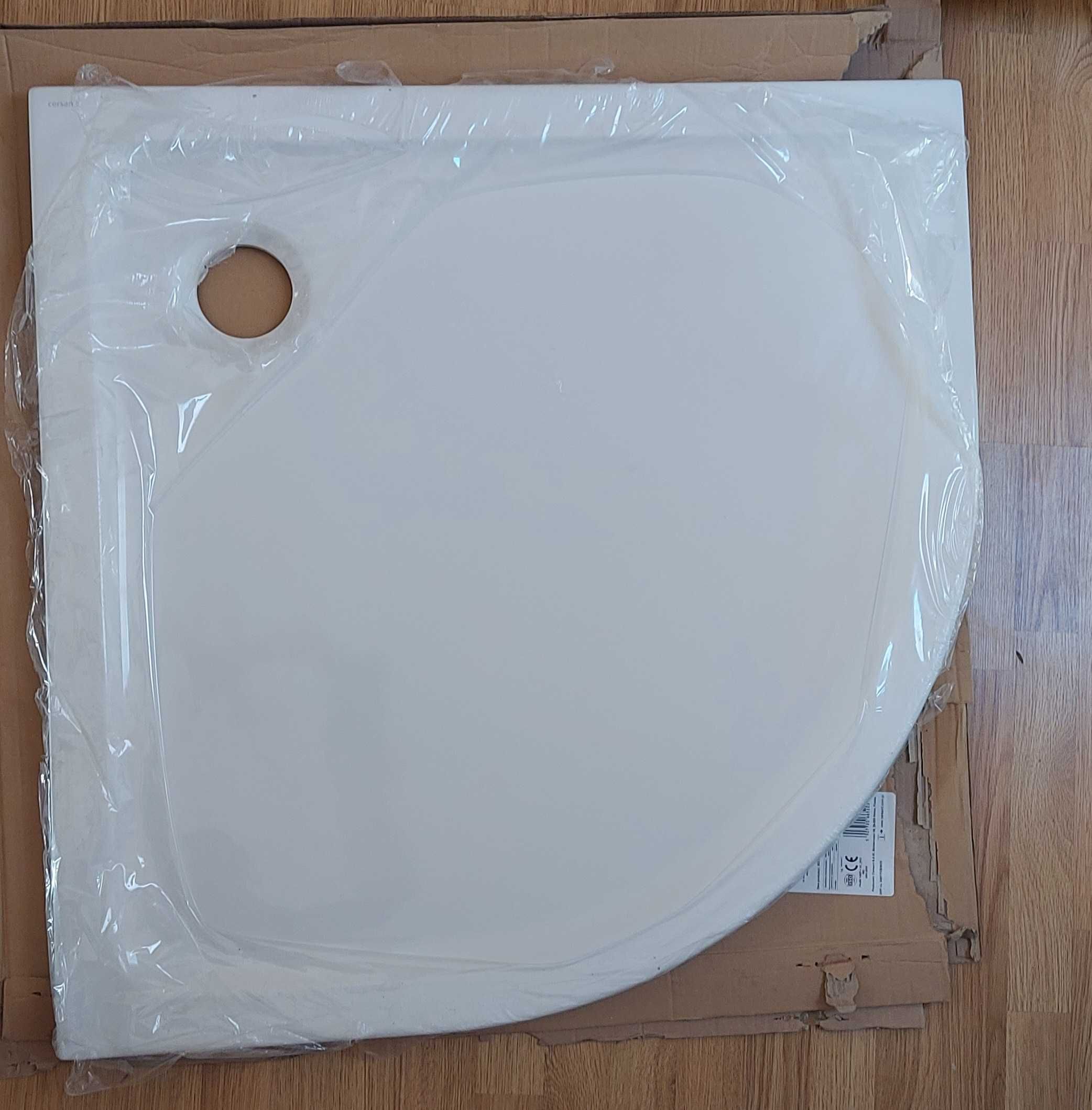 Brodzik półokrągły TAKO 90 x 4, Cersanit
